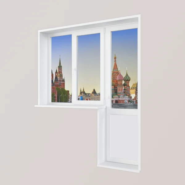 Иллюстрация к Балконный блок с сэндвич-панелью